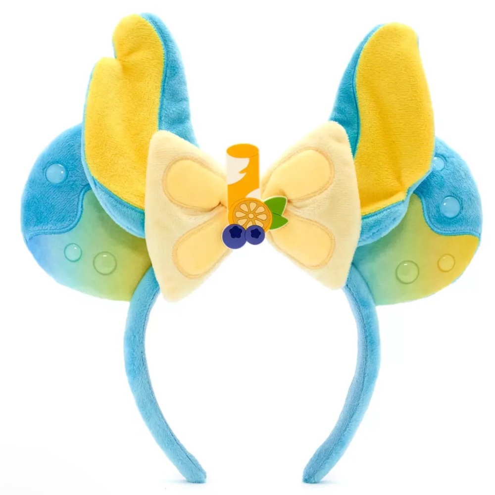 Disney Parks Stitch Blueberry Lemonade Munchlings Ears Headband Picnic